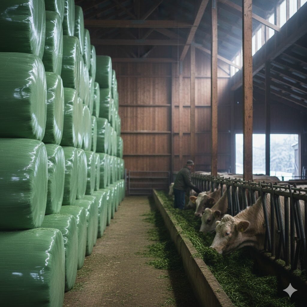image xesbalenetcom Why are hay bales wrapped in plastic?